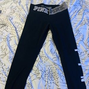 Pink legging yoga pants